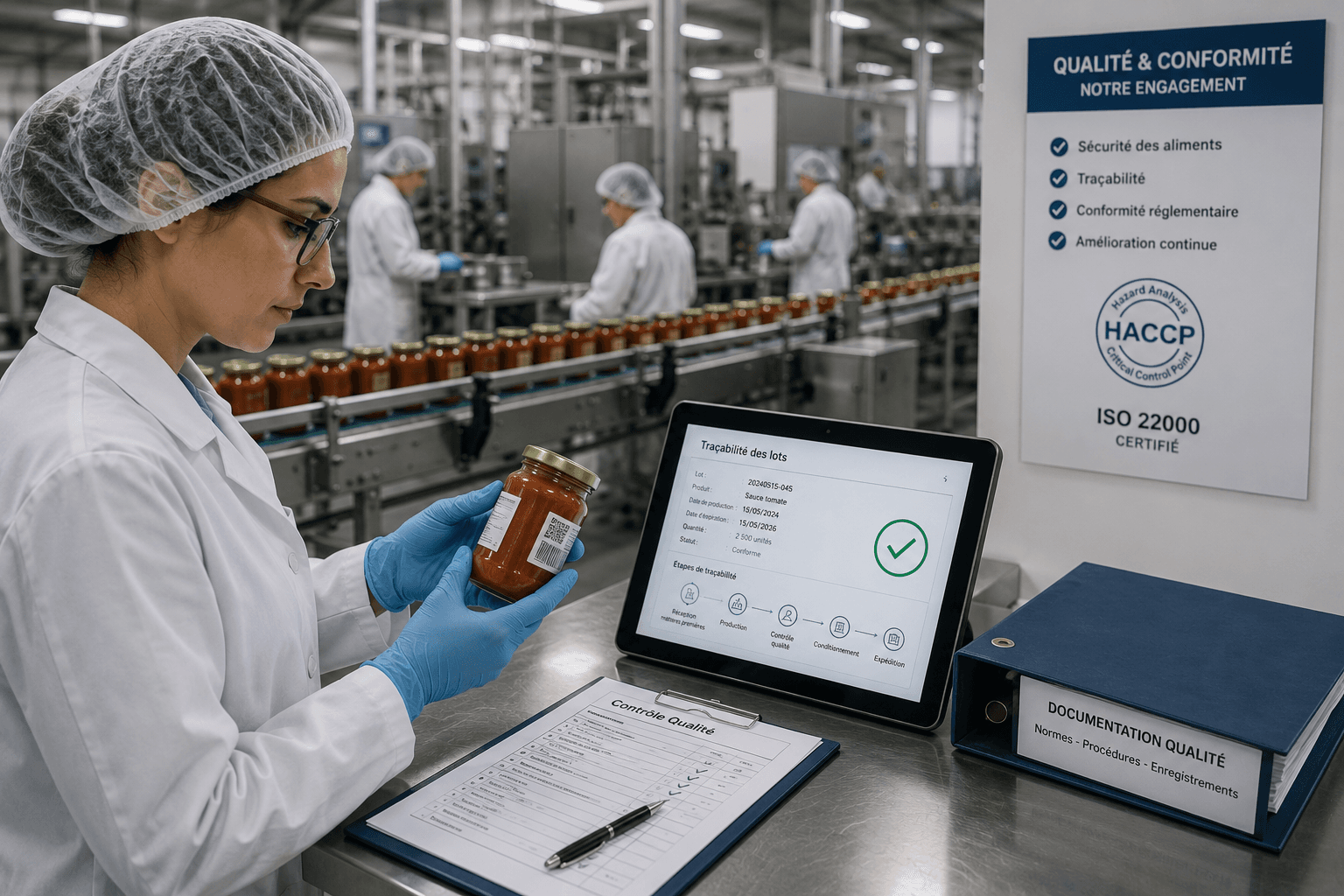 Procédures de contrôle qualité et de conformité