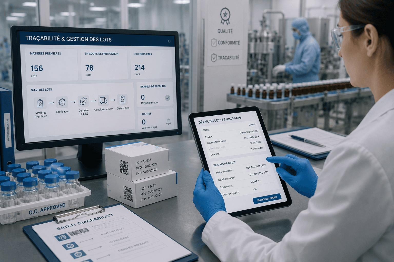 Batch traceability and product lifecycle management