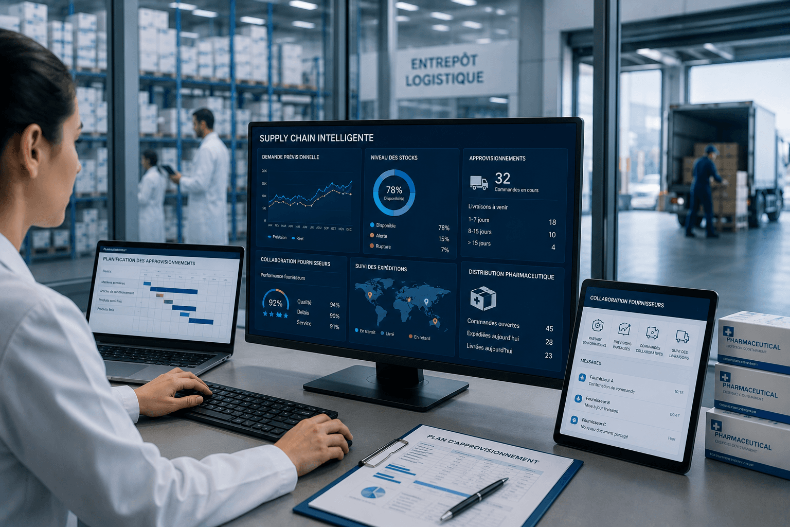Intelligent pharmaceutical supply chain